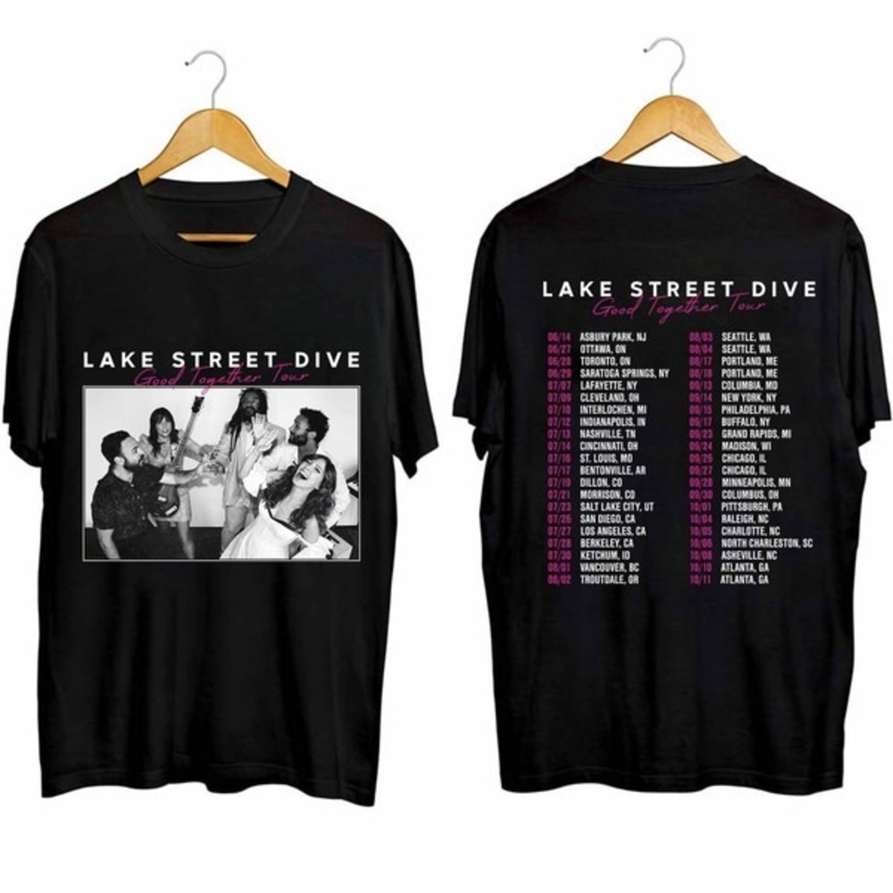 Lake Street Dive 2024 Tour Shirt, Lake Street Dive 2024 Concert Shirt 2 Sided